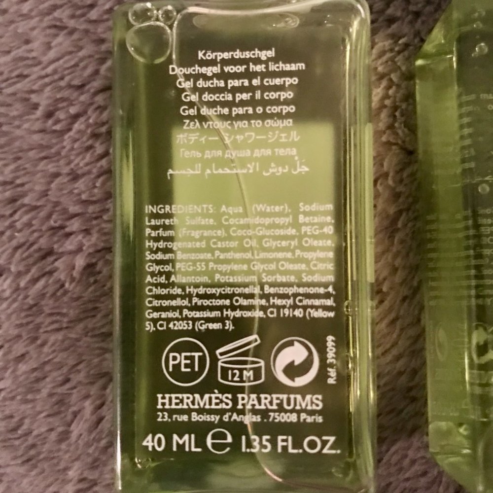 Hermes Travel Sizes - Conditoner, Shower Gel, Body Lotion - Picture 7 of 9